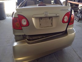 2004 TOYOTA COROLLA, GOLD, LE MODEL, 1.8L, AT.   Z26490